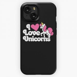 I Love Unicorns 2 iPhone 15 Slim Phone Case Cover