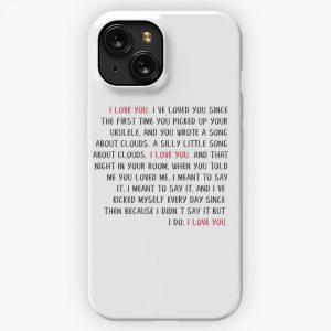 I Love You Speech Hsmtmts iPhone 15 Slim Phone Case Cover