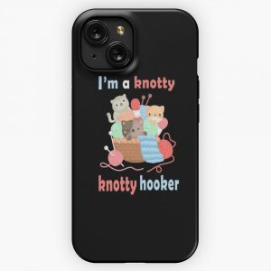 I M A Knotty Knotty Hooker Christmas Holiday Gift iPhone 15 Slim Phone Case Cover