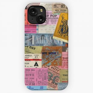 I Miss Concerts Ticket Stubs iPhone 15 Slim Phone Case Cover