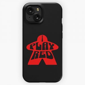 I Play Red Board Game Enthusiasts I Always Play Red iPhone 15 Slim Phone Case Cover
