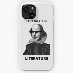I Put The Lit In Literature Funny Bookworm Gift iPhone 15 Slim Phone Case Cover