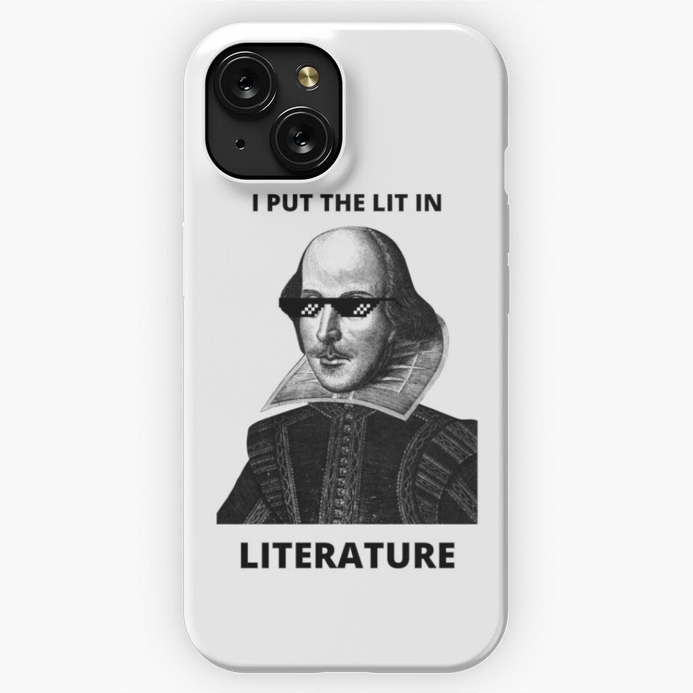 I Put The Lit In Literature Funny Bookworm Gift iPhone 15 Slim Phone Case Cover