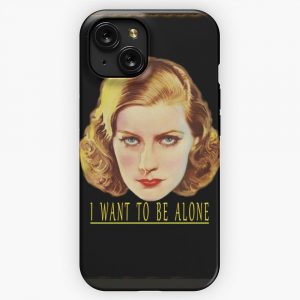 I Want To Be Alone iPhone 15 Slim Phone Case Cover