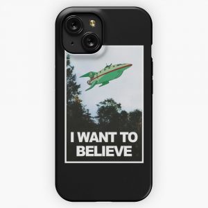 I Want To Believe Express iPhone 15 Slim Phone Case Cover