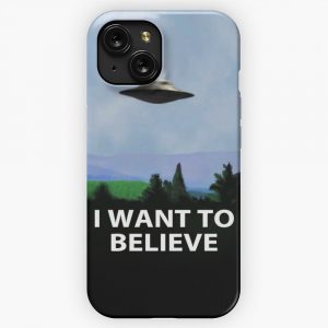 I Want To Believe iPhone 15 Slim Phone Case Cover