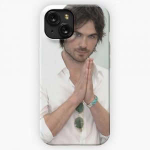 Ian Somerhalder Damon Salvatore iPhone 15 Slim Phone Case Cover