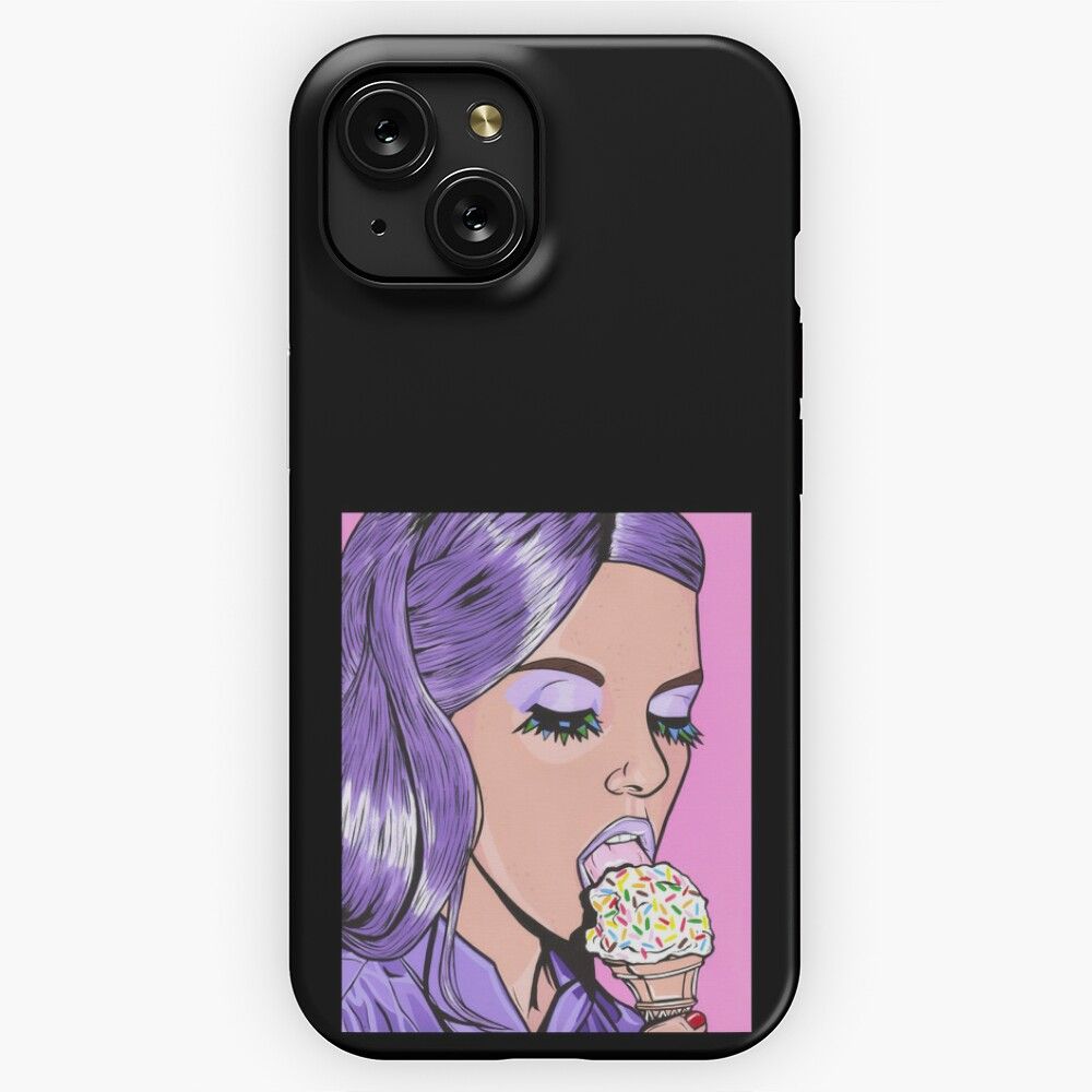 Ice Cream Girl iPhone 15 Slim Phone Case Cover