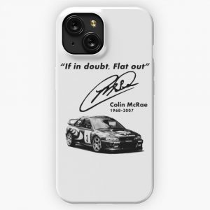 If In Doubt Flat Out With Subaru iPhone 15 Slim Phone Case Cover