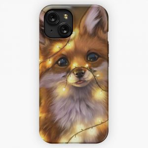 Illuminated Fox iPhone 15 Slim Phone Case Cover
