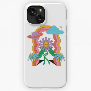 Illustrative Bright Psychedelic iPhone 15 Slim Phone Case Cover