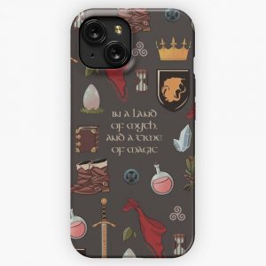 In A Land Of Myth And A Time Of Magic Merlin iPhone 15 Slim Phone Case Cover