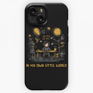 In My Own Little World Boy Working In A Private Room iPhone 15 Slim Phone Case Cover