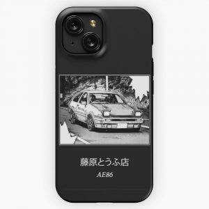 Initial D Black Manga iPhone 15 Slim Phone Case Cover