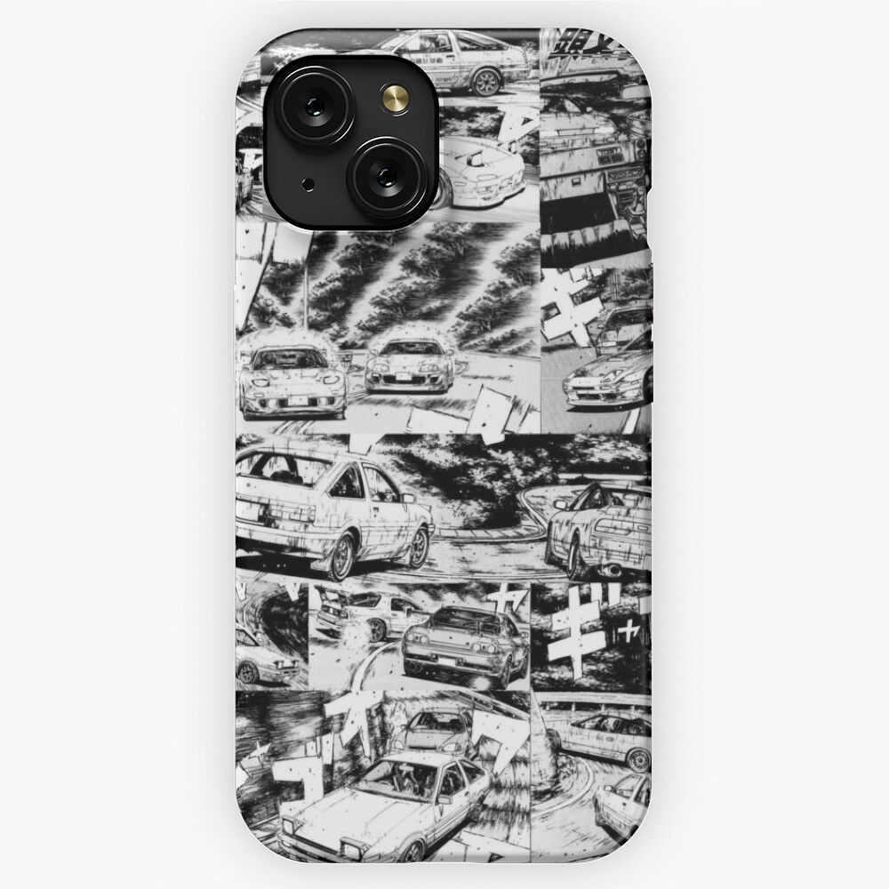 Initial D Manga 2 iPhone 15 Slim Phone Case Cover