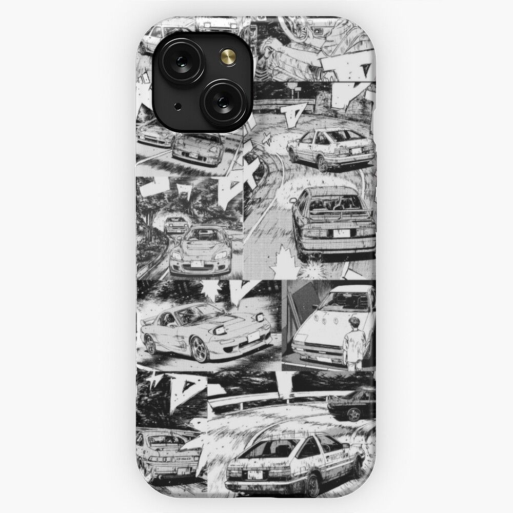 Initial D Manga iPhone 15 Slim Phone Case Cover