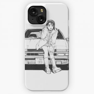 Initial D Natsuki Drift Touge Anime Eurobeat iPhone 15 Slim Phone Case Cover