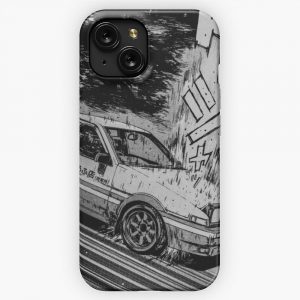 Initial D Toyota Ae86 Drifting iPhone 15 Slim Phone Case Cover