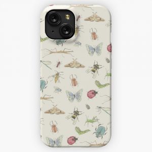 Insect Pattern iPhone 15 Slim Phone Case Cover