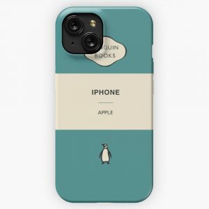 Iphone Penguin Classic Case Aqua iPhone 15 Slim Phone Case Cover