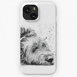 Irish Wolfhound iPhone 15 Slim Phone Case Cover