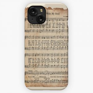 It Is Well With My Soul Tattered Hymn iPhone 15 Slim Phone Case Cover