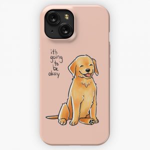 It Will Be Okay Puppy iPhone 15 Slim Phone Case Cover