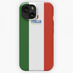 Italia Italian Tricolor iPhone 15 Slim Phone Case Cover