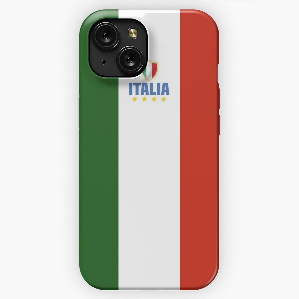 Italia Italian Tricolor iPhone 15 Slim Phone Case Cover