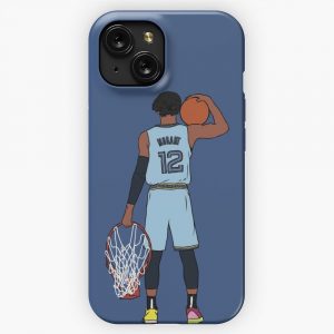 Ja Morant And The Rim iPhone 15 Slim Phone Case Cover