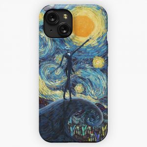 Jack Scary Night Abstract Paintings iPhone 15 Slim Phone Case Cover