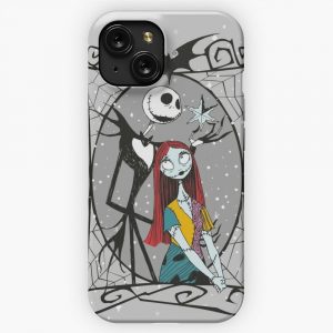 Jack Skellington And Sally The Nightmare Before Christmas iPhone 15 Slim Phone Case Cover