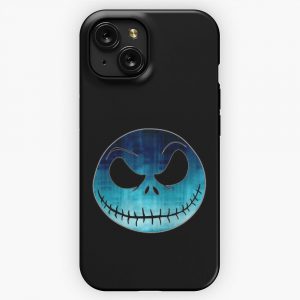 Jack Skellington Nightmare Before Christmas Psychedelic Starry Night Galaxy iPhone 15 Slim Phone Case Cover