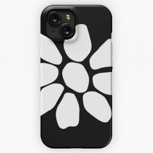 James White Flower Design iPhone 15 Slim Phone Case Cover