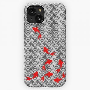 Japanese Carps iPhone 15 Slim Phone Case Cover
