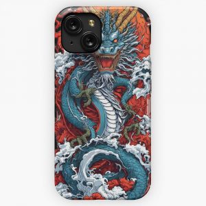 Japanese Dragon Legend iPhone 15 Slim Phone Case Cover