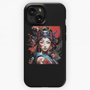 Japanese Girl iPhone 15 Slim Phone Case Cover