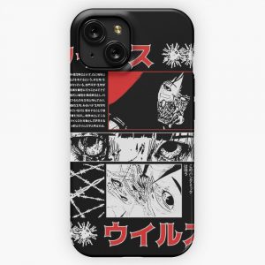 Japanese Vaporwave Cyberpunk Graphic Desing iPhone 15 Slim Phone Case Cover
