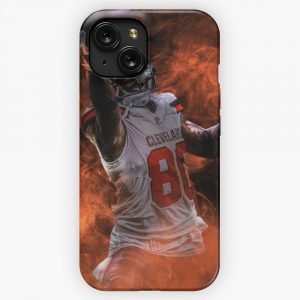 Jarvis Landry Cleveland Sports Art iPhone 15 Slim Phone Case Cover
