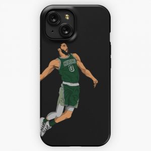 Jayson Tatum Comic Style iPhone 15 Slim Phone Case Cover