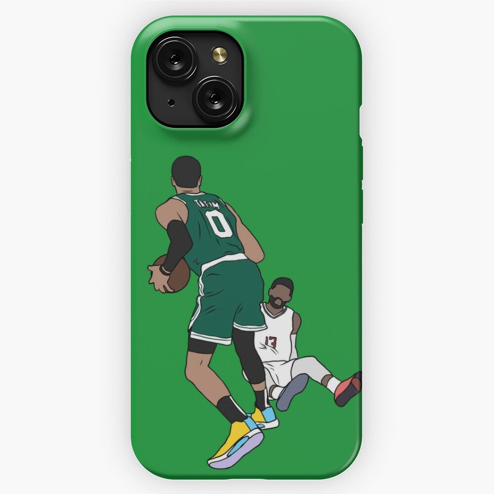 Jayson Tatum Crosses Over Paul George iPhone 15 Slim Phone Case Cover