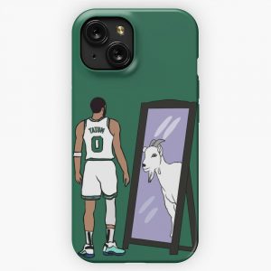 Jayson Tatum The Goat iPhone 15 Slim Phone Case Cover