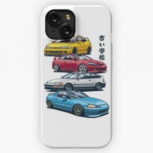 Jdm Mix Civic Crx Integra iPhone 15 Slim Phone Case Cover