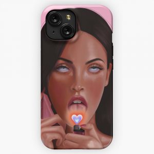 Jennifers Body Hearts Check iPhone 15 Slim Phone Case Cover