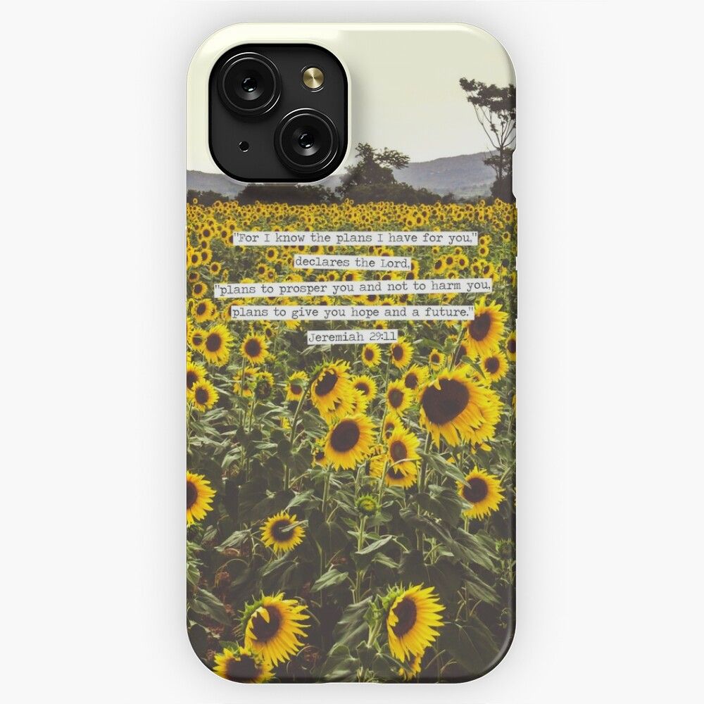 Jeremiah Sunflowers iPhone 15 Slim Phone Case Cover