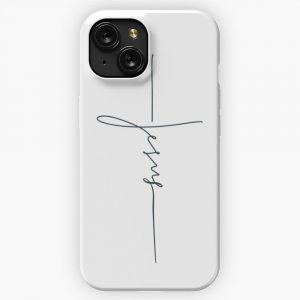 Jesus Cross Theme iPhone 15 Slim Phone Case Cover