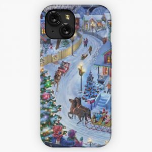 Jingle All The Way Christmas iPhone 15 Slim Phone Case Cover