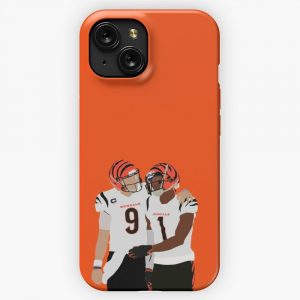 Joe Burrow And Ja Marr Chase iPhone 15 Slim Phone Case Cover