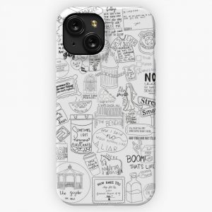 John Mulaney Doodle Design iPhone 15 Slim Phone Case Cover