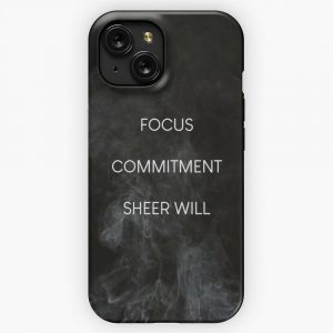 John Wick Focus Commitment Sheer Will iPhone 15 Slim Phone Case Cover